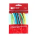 Набор трубок термоусадочных ТУТ нг тонкостен. 4/2 (7 цветов по 3шт 100мм) EKF tut-n-4