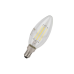 5W/840 (=60W) E14 5Y LED Star FIL прозрачная - LED лампа свеча на ветру OSRAM