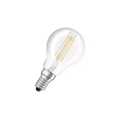 Лампа светодиодная шарик 4W/827 (=40W) E14 PARATHOM FIL прозрачная - OSRAM