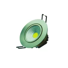 Светильник светодиодный встраиваемый поворотный FL-LED Consta B 7W Aluminium 2700K хром 7Вт 560Лм (S412) D=85мм d=68мм h=45мм FOTON