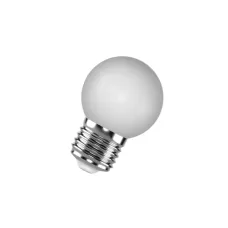 Лампа светодиодная шарик FL-LED DECO-GL45 1W E27    WHITE   230V  E27 6400К FOTON  