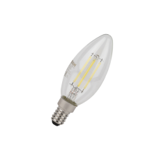 4W/865 (=40W) E14 5Y LED Star FIL прозрачная - LED лампа свеча OSRAM