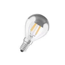 Лампа светодиодная шарик 4W/827 (=31W) E14 MIRROR FIL PARATHOM (СЕРЕБР КУПОЛ) - OSRAM