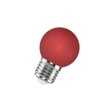 Лампа светодиодная шарик FL-LED DECO-GL45 1W E27    RED      230V  E27 красный  FOTON  