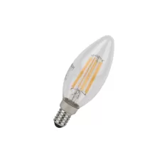 Лампа светодиодная свеча 6W/840 (=75W) E14 5Y LED Star FILAMENT прозрачная - OSRAM