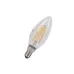 Лампа светодиодная свеча на ветру 6W/840 (=75W) E14 5Y LED Star FILAMENT прозрачная - OSRAM