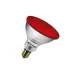 Лампа инфракрасная PAR38  IR175R E27 230V d121x136  красная - PHILIPS