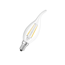 4W/827 (=40W) E14 PARATHOM FIL прозрачн - LED лампа свеча на ветру OSRAM