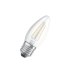 4W/827 (=40W) E14 PARATHOM FIL прозрачн - LED лампа свеча витая OSRAM
