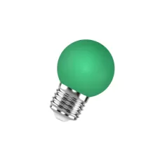 Лампа светодиодная шарик FL-LED DECO-GL45 1W E27    GREEN   230V  E27 зеленый FOTON  