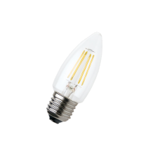 7.5W (=75W) E27 3000К Filament 220V 750Лм FOTON_LIGHTING - лампа свеча прозрачная