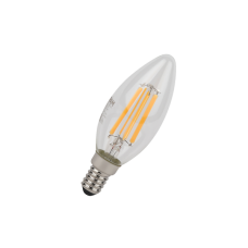 6W/827 (=75W) E14 5Y LED Star FILAMENT прозрачная - LED лампа свеча OSRAM