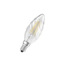 Лампа светодиодная свеча витая 4W/827 (=40W) E14 LED Star FIL прозрачная - OSRAM