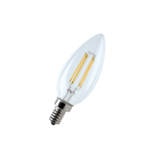FL-LED Filament C35 4.4W E14 3000К 220V 440Лм 35*98мм FOTON_LIGHTING  -  лампа свеча прозрачная