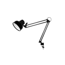 Светильник настольный Бета НДБ37-60-013 (220В, 60Вт, ЛОН/LED Е27, на ПС струбцине) без лампы, черный TRANSVIT