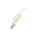 4W/827 (=40W) E14 LED Star FIL прозрачн - LED лампа свеча на ветру OSRAM