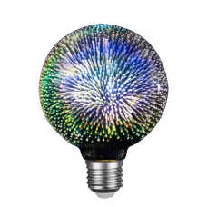 Лампа светодиодная 3D GENERAL GLDEN-G95S-3D-8-230-E27-PICTURES-2700, E27, 2700 К, GENERAL
