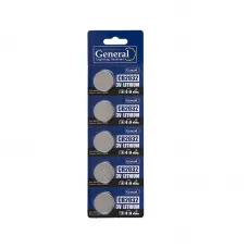 GBAT-CR2032 кнопочная литиевая 5pcs/card  (5/100/2000), шт