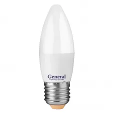 Лампа светодиодная  GENERAL Стандарт GLDEN-CF-10-230-E27-2700, E-27, 2700 К GENERAL