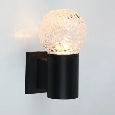 Фасадный светильник General GWL-G9-5-ROUND-IP65 Черный Квазар