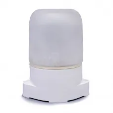 Светильник для сауны GCF-SNP-60-E27-IP65-W, НПБ-400-2 230В 60Вт (цвет Белый) угловой пластик
