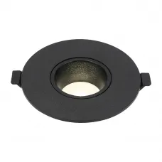 Встраиваемый светильник General GCL-MR16-R-BLACK Поворотный Круглый Черный