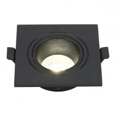 Встраиваемый светильник General GCL-MR16-SQ-BLACK Поворотный Квадратный Черный