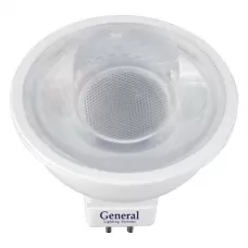 Лампа светодиодная стандарт GLDEN-MR16-7-230-GU5.3-6500, GU-5.3, 6500 К GENERAL