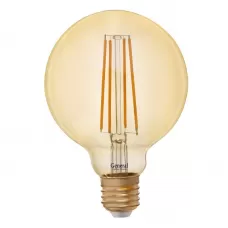 Лампа светодиодная филамент GLDEN-G95S-10-230-E27-2700, E-27, 2700 К, золотая GENERAL