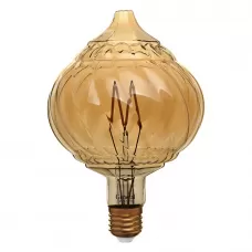 Лампа светодиодная филамент GLDEN-G125TDSS-DEM-7ВТ-230-E27-2700, E-27, 2700 К GENERAL