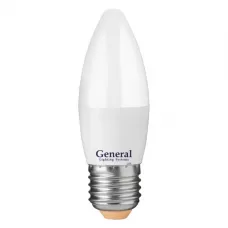 Лампа светодиодная  GENERAL Стандарт GLDEN-CF-15-230-E27-2700, E-27, 2700 К GENERAL