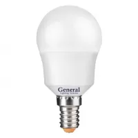 Лампа светодиодная стандарт GLDEN-G45F-15-230-E14-2700, Е-14, 2700 К  GENERAL