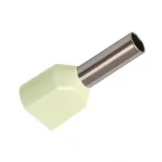 Наконечник-гильза НГИ2 GNGI-E2-2x10-14 Слоновая кость, 100 штук, упаковка