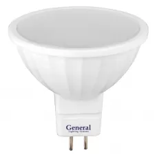 Лампа светодиодная стандарт GLDEN-MR16-10-GU5.3-12-4500, GU-5.3, 4500 К GENERAL