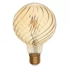 Лампа светодиодная золотая волна GLDEN-G95S-GW-8-230-E27-4500, E27, 4500 К,  GENERAL