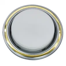 Светильник встраиваемый Два круга GCL-GX53-H38, 661309, золото, черный, хром GENERAL