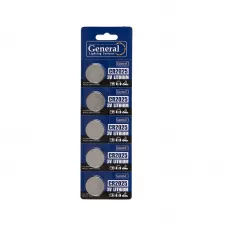 GBAT-CR2025 кнопочная литиевая 5pcs/card  (5/100/2000), шт