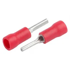 Наконечник НкИш (круглый штыревой) GNPI-1,25-22 Красный, 100 штук, упаковка
