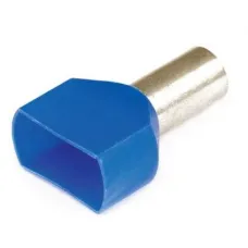 Наконечник-гильза НГИ2 GNGI-E2-2x2,5-12 Синий, 100 штук, упаковка