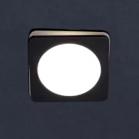 Светильник светодиодный встраиваемый квадрат черный GLP-DECO-S2-7BT-IP40-4-BL