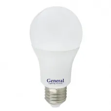 Лампа светодиодная стандарт GLDEN-WA60-17-230-E27-6500, E-27, 6500 К GENERAL