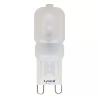 Лампа светодиодная капсульная GLDEN-G9-4-M-220-2700, G-9, 2700 К GENERAL