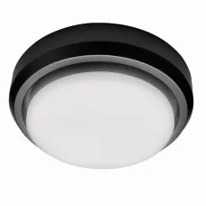 Светильник накладной пластиковый GCL-GX53-H18-P-B ЧЕРНЫЙ GENERAL