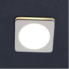 Светильник светодиодный встраиваемый квадрат белый GLP-DECO-S2-7BT-IP40-4-W