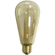 FL-Vintage ST64 60W E27 220В  64*146мм FOTON_LIGHTING  -  ретролампа накаливания груша