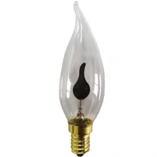 DECOR FLICKER CA32 3W CL E14  (230V) FOTON_LIGHTING  -  лампа мерцающий огонь d=32 l=104