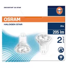 44890  WFL   DECOSTAR 35S 36° 20W 12V GU4 (10XBLI2) - OSRAM лампа(цена за блистер)