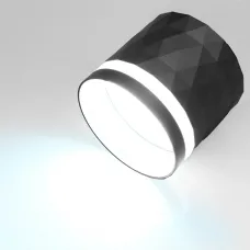 Спот GWL-GX53-M-IP20 Черный С боковым рассеивателем Ромб