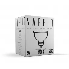 Лампа светодиодная SAFFIT SBMR1605 MR16 GU5.3 5W 2700K
