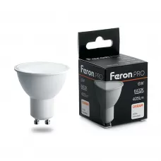 Лампа светодиодная Feron.PRO LB-1606 GU10 6W 6400K